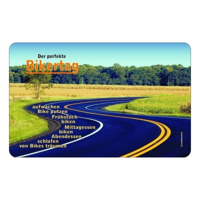 Frühstücksbrettchen Brett Brotzeit - Der perfekte Bikertag