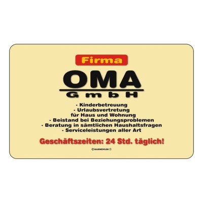 Frühstücksbrettchen Brett - Firma Oma GmbH