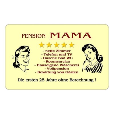 Frühstücksbrettchen Brett - Pension Mama