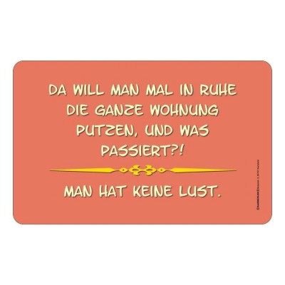 Frühstücksbrettchen Brett - Wohnung putzen