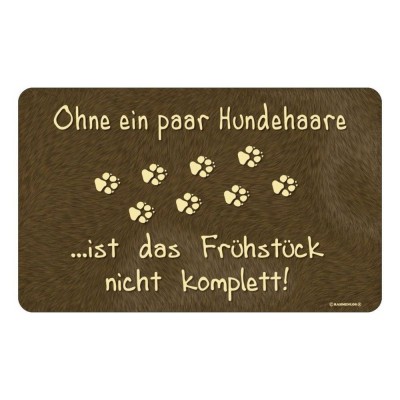 Frühstücksbrettchen Brett Brotzeit - Ohne ein paar Hundehaare