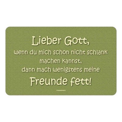 Frühstücksbrettchen Brett Brotzeit - Lieber Gott … mach meine Freunde fett