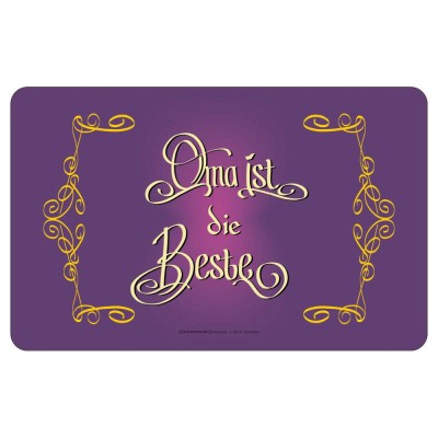 Frühstücksbrettchen Brotzeitbrettchen - Oma ist die Beste