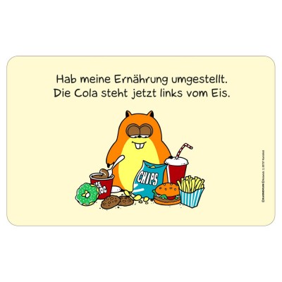 Frühstücksbrettchen Brotzeitbrettchen - Ernährung umgestellt