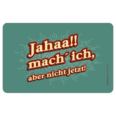 Frühstücksbrettchen Brotzeitbrettchen - jahaa mach ich
