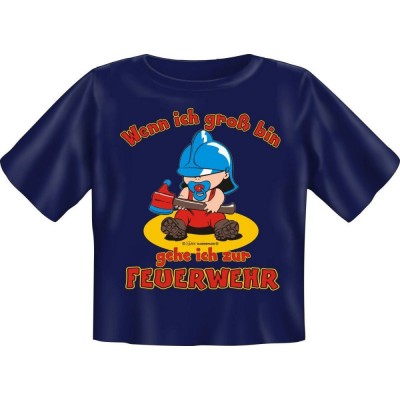 Kids Fun T-Shirt Ich gehe zur Feuerwehr