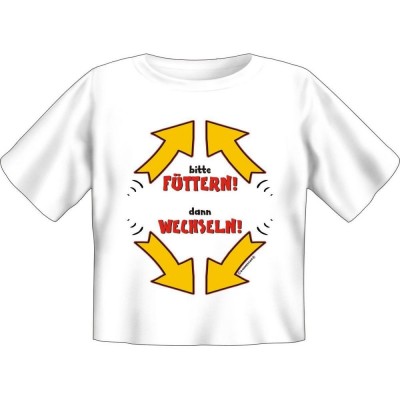 Kids Fun T-Shirt Bitte füttern!