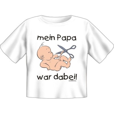 Kids Fun T-Shirt Mein Papa war dabei