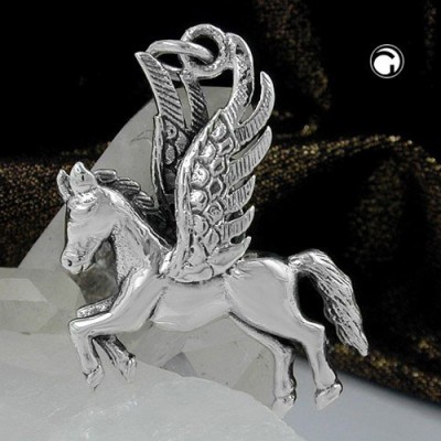 Anhänger Pferd mit Flügeln 925 Sterlingsilber