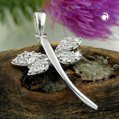 Anhänger Libelle Zirkonia 925 Sterlingsilber