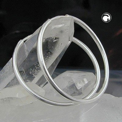 Creolen Ohrringe 25mm 925 Sterlingsilber