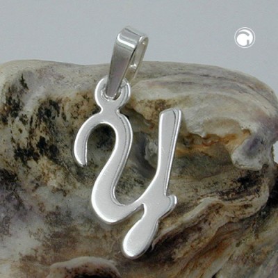 Anhänger Buchstabe Y 925 Sterlingsilber