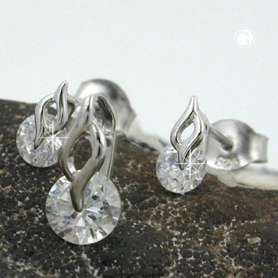 Set Anhänger und Ohrstecker 925 Sterlingsilber
