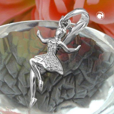 Anhänger Elfe Zirkonias 925 Sterlingsilber