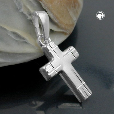 Anhänger Kreuz diamantiert 925 Sterlingsilber