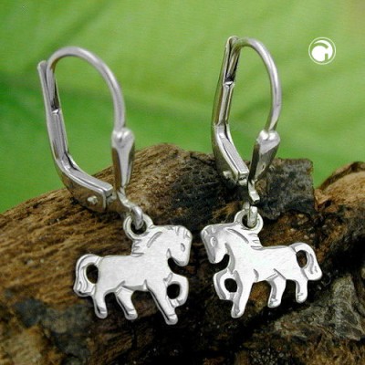 Ohrring Ohrhänger Pferde 925 Sterlingsilber