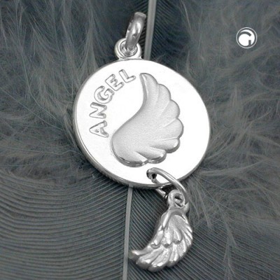 Anhänger ANGEL graviert 925 Sterlingsilber