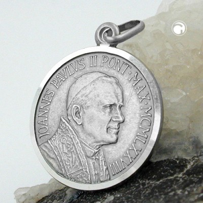 Anhänger Papst Johannes Paul II 925 Sterlingsilber