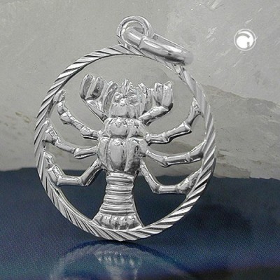 Anhänger Sternzeichen Krebs 925 Sterlingsilber