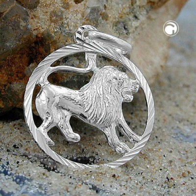 Anhänger Sternzeichen Löwe 925 Sterlingsilber