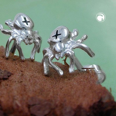 Ohrstecker Kreuzspinne 925 Sterlingsilber