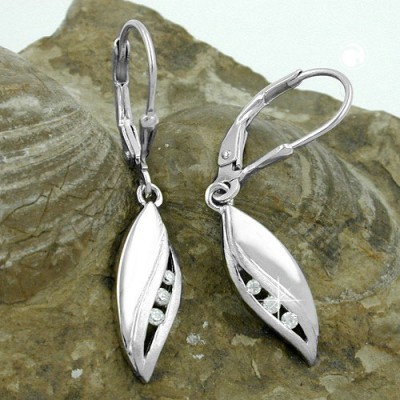 Ohrring mit Zirkonia 925 Sterlingsilber
