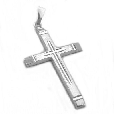 Anhänger Kreuz diamantiert 925 Sterlingsilber