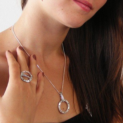 Anhänger Zirkonia rhodiniert 925 Sterlingsilber