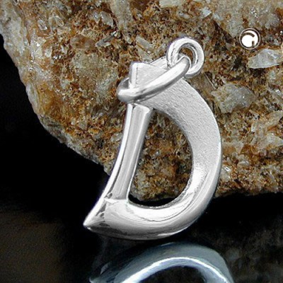 Anhänger Buchstabe D 925 Sterlingsilber