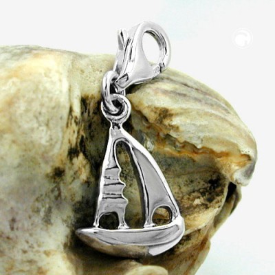 Anhänger Charm Segelboot 925 Sterlingsilber