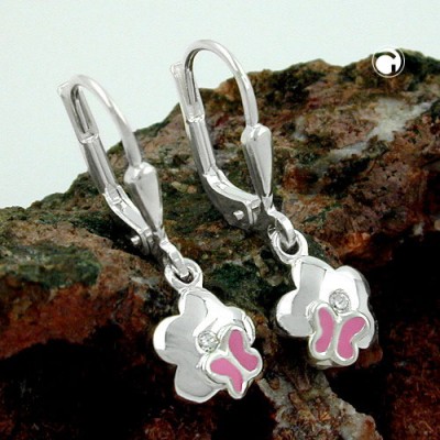 Ohrring Blume/Schmetterling 925 Sterlingsilber