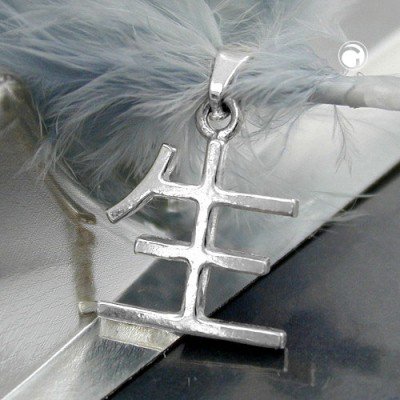 Anhänger chinesisch -Leben- 925 Sterlingsilber