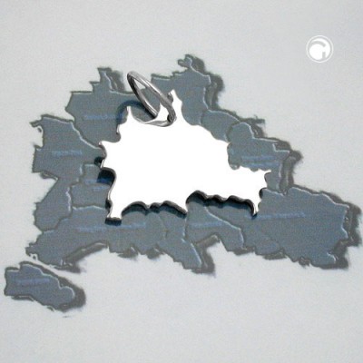 Anhänger BRD-Bundesland Berlin 925 Sterlingsilber
