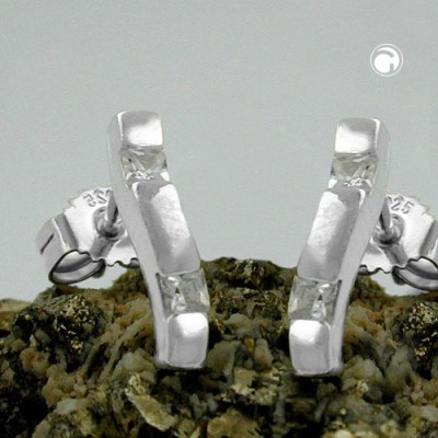 Ohrstecker mit Zirkonia 925 Sterlingsilber