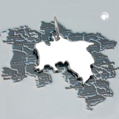 Anhänger BRD-Bundesland Niedersachsen 925 Sterlingsilber
