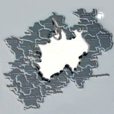 Anhänger BRD-Bundesland Nordrhein-Westfalen 925 Sterlingsilber