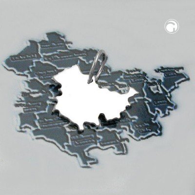 Anhänger BRD-Bundesland Thüringen 925 Sterlingsilber