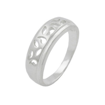 Ring si-matt glänzend 925 Silber Größe 68