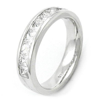 Ring 9x Zirkonia 925 Silber