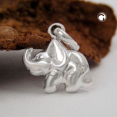 Anhänger kleiner Elefant 925 Sterlingsilber