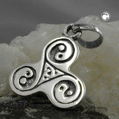 Anhänger geschwärzt 925 Sterlingsilber