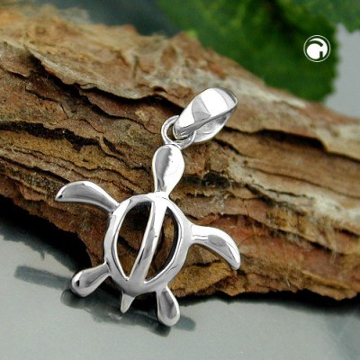 Anhänger Schildkröte 925 Sterlingsilber