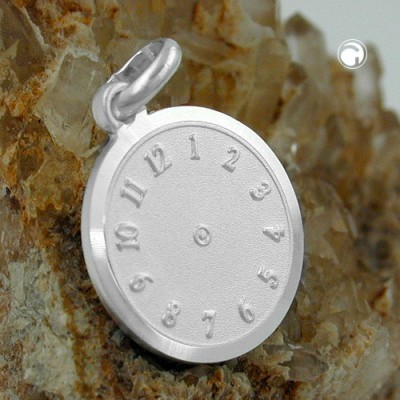 Anhänger TaufAnhänger matt 925 Sterlingsilber