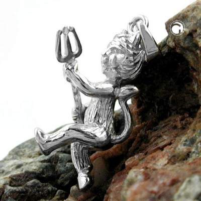 Anhänger Teufel 925 Sterlingsilber