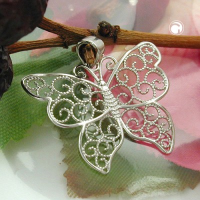 Anhänger Schmetterling 925 Sterlingsilber