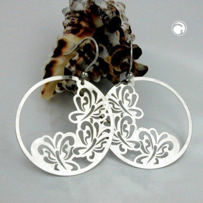 Ohrhaken Schmetterling 925 Sterlingsilber