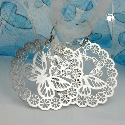 Ohrhaken Schmetterling 925 Sterlingsilber