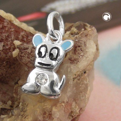 Anhänger kleiner Hund 925 Sterlingsilber