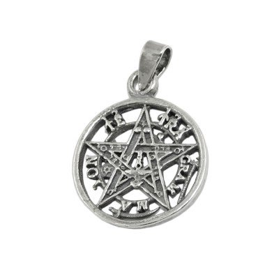 Anhänger Amulett geschwärzt 925 Sterlingsilber