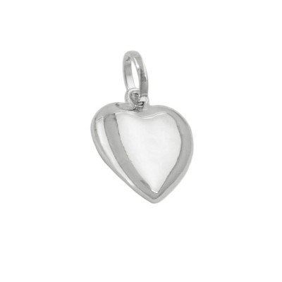 Anhänger Herz rhodiniert 925 Sterlingsilber
